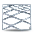 Galvanised Steel Expanded Metal Mesh Bahri Thickness 3.8 mm Width 2.44 m Length 4 m