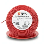 10mm NYA Electrical Wire 450/750V, Stranded Copper PVC 90°C Insulated, Red | Asharqiyah Cables Company for Industry