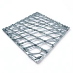 Galvanised Steel Expanded Metal Mesh Bahri Thickness 4.8 mm Width 2.44 m Length 4 m