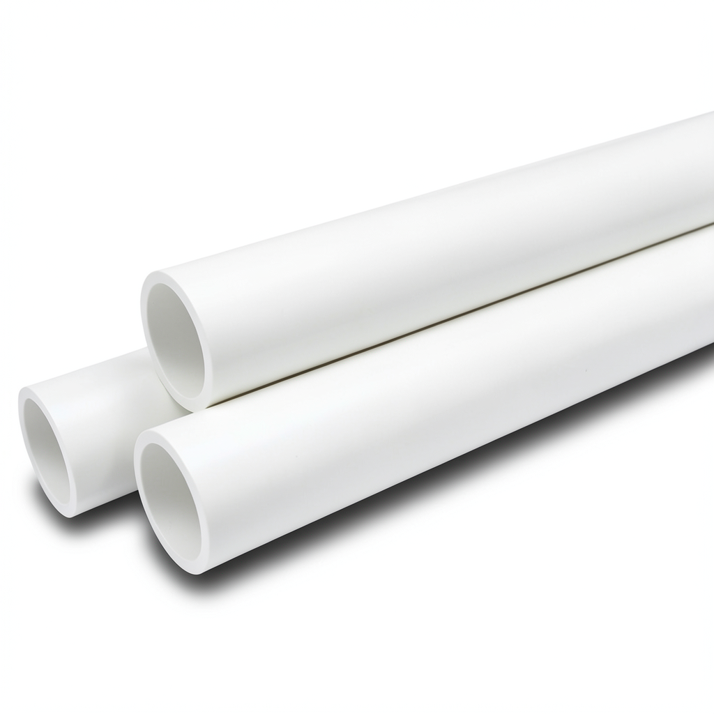 مواسير ضغط UPVC مقاس 3 إنش سمك 4.24 مم ضغط 13.8 بار لون أبيض