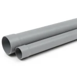 UPVC Pipe PN 15 Bar Size 2 inch Thickness 4.5 mm Grey Color