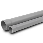 UPVC Pipe PN 15 Bar Size 3 inch Thickness 6.6 mm Gray Color