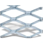 Galvanised Steel Expanded Metal Mesh Bahri Thickness 2.8 mm Width 2.44 m Length 5 m