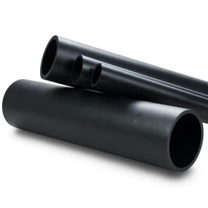 مواسير بلاستيك HDPE ضغط 3.2 بار PE 80 قطر خارجي 1000 مم سمك 24.5 مم لون أسود