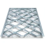 Galvanised Steel Expanded Metal Mesh Bahri Thickness 4.8 mm Width 2.44 m Length 5 m