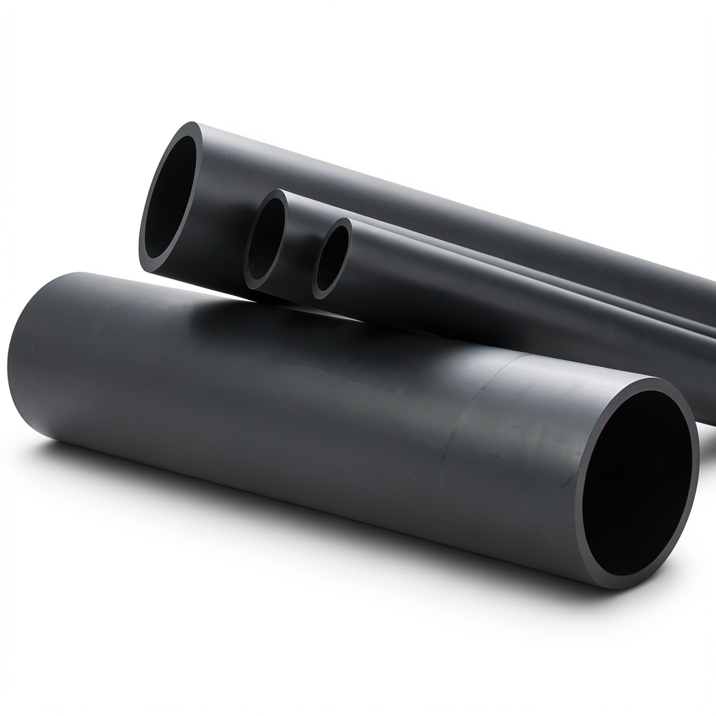 انابيب HDPE ضغط 12.5 بار PE 80 قطر خارجي 140 مم SDR 11 لون اسود