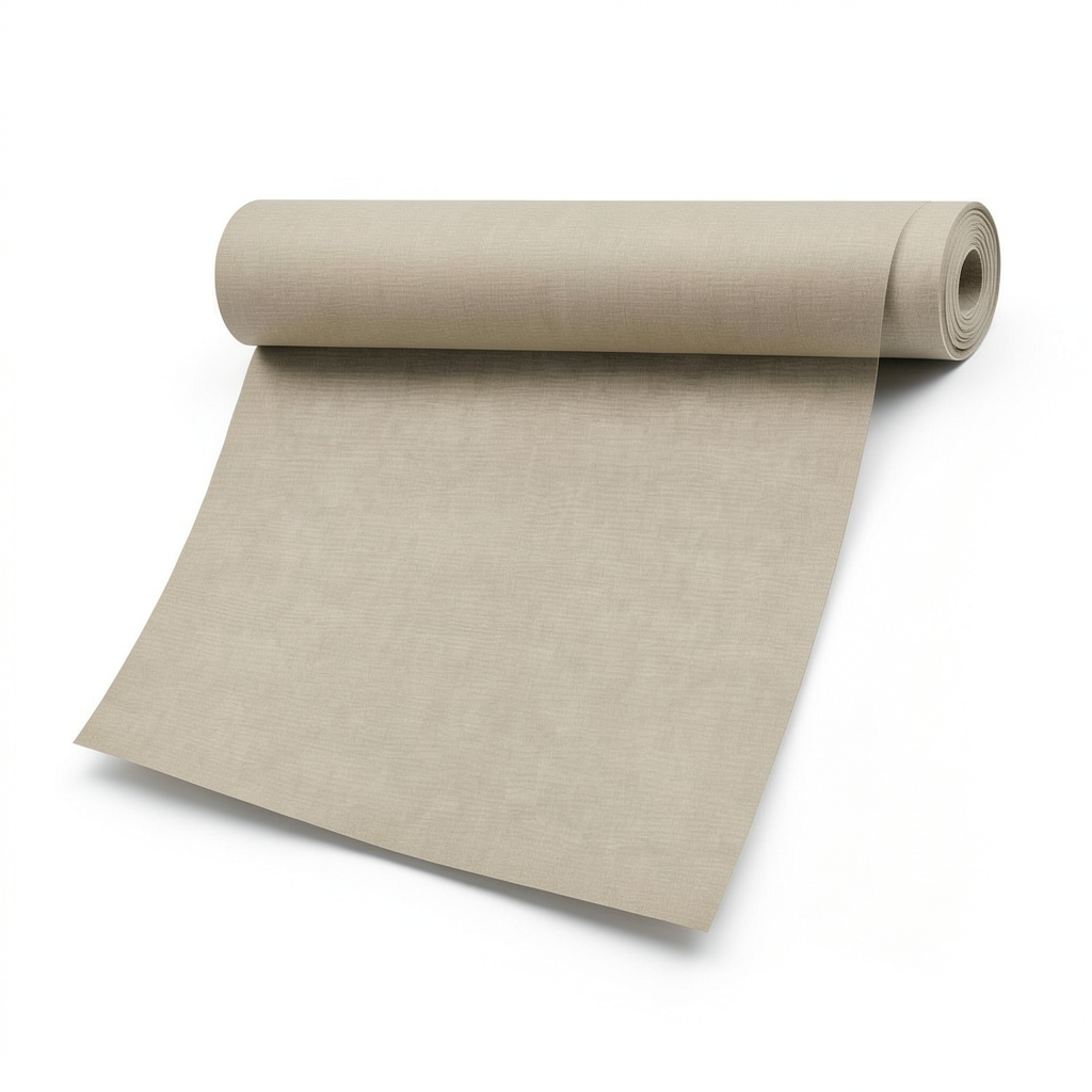 Italian Wallpaper Dark Beige Plain Design, Size 10m x 0.53m