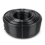 HDPE Coil Pipe Pressure 4 Bar PE 80 Size 50 mm SDR 33 Black Color