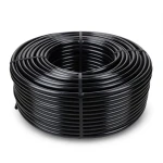 لفة أنابيب HDPE ضغط 12.5 بار PE 80 قطر 20 مم SDR 11 سمك 1.9 ملم أسود