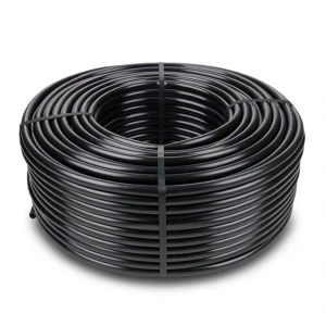 HDPE Plastic Coil Pipe Nominal Pressure 4 Bar PE 80, Outside Diameter 63 mm SDR 33, Black