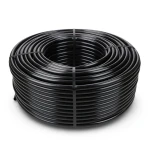 HDPE Plastic Coil Pipe Pressure 12.5 Bar PE 80, 25 mm OD, 2.3 mm Thickness, Black
