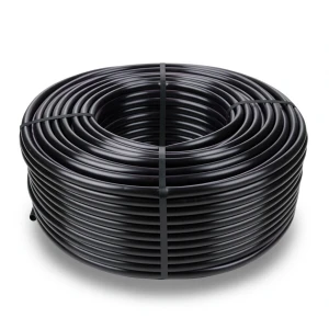 High Density Polyethylene Coil Pipe 4 Bar Pressure PE 80 Outer Diameter 110 mm SDR 33 Black