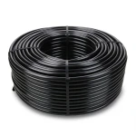 لفة أنبوب HDPE ضغط 4 بار PE 80، قطر خارجي 125 ملم، سمك 3.9 ملم، لون أسود