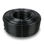 لفة أنابيب بلاستيك HDPE ضغط 4 بار PE 80 قطر خارجي 63 ملم SDR 33 لون أسود
