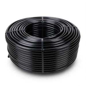 High Density Polyethylene Coil Pipe PN 12.5 Bar PE 80 25 mm OD 2.8 mm Thickness Black
