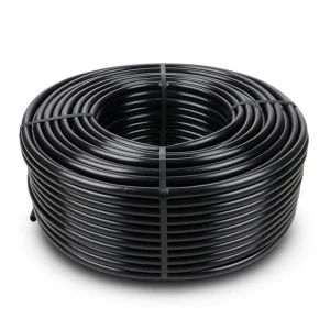 HDPE Plastic Coil Pipe Pressure 12.5 Bar PE 80, 25 mm OD, 2.3 mm Thickness, Black