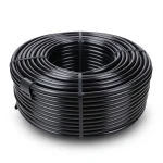 HDPE Coil Pipe 12.5 Bar Pressure PE 80, 32 mm OD, 3.6 mm Thickness, Black