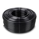 لفة أنابيب HDPE ضغط 4 بار PE 80 قطر 75 مم SDR 33 لون أسود