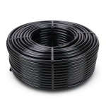 High Density Polyethylene Coil Pipe Nominal Pressure 12.5 Bar PE 80 OD 63 mm Thickness 7.1 mm Black Color