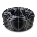 لفة أنابيب HDPE ضغط 12.5 بار PE 80 قطر 75 مم سماكة 8.4 مم أسود