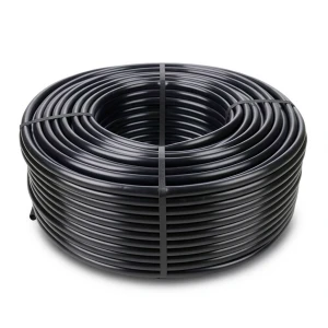 لفة أنابيب HDPE ضغط 12.5 بار PE 80 قطر 75 مم سماكة 8.4 مم أسود