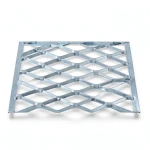 Galvanised Steel Expanded Metal Mesh Bahri Thickness 5.8 mm Width 2.44 m Length 2 m