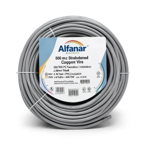 سلك نحاس مجدول 500 مم2 الفنار عزل PVC سماكة 2.8 مم جهد 450/750 فولت | شركة الفنار