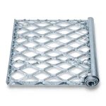 Galvanised Steel Expanded Metal Mesh Bahri 6 mm Thickness 2.44 m Width 2 m Length