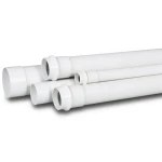 UPVC Pipe for Sewerage Systems 20 Bar Pressure Size 32 mm Thickness 2.9 mm White