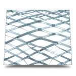 Galvanised Steel Expanded Metal Mesh Bahri 3 mm Thickness 2.44 m Width 3 m Length