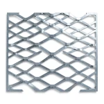 Galvanised Steel Expanded Metal Mesh Bahri 3.8 mm Thickness 2.44 m Width 3 m Length