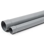UPVC Plastic Pipe PN 15 Bar Size 1 ¼ inch Thickness 3.3 mm Gray Color
