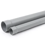 UPVC Plastic Pipe PN 15 Bar Size 1 ½ inch Thickness 3.7 mm Grey Color