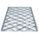 Galvanised Steel Expanded Metal Mesh Bahri Thickness 5.8 mm Width 2.44 M Length 3 M