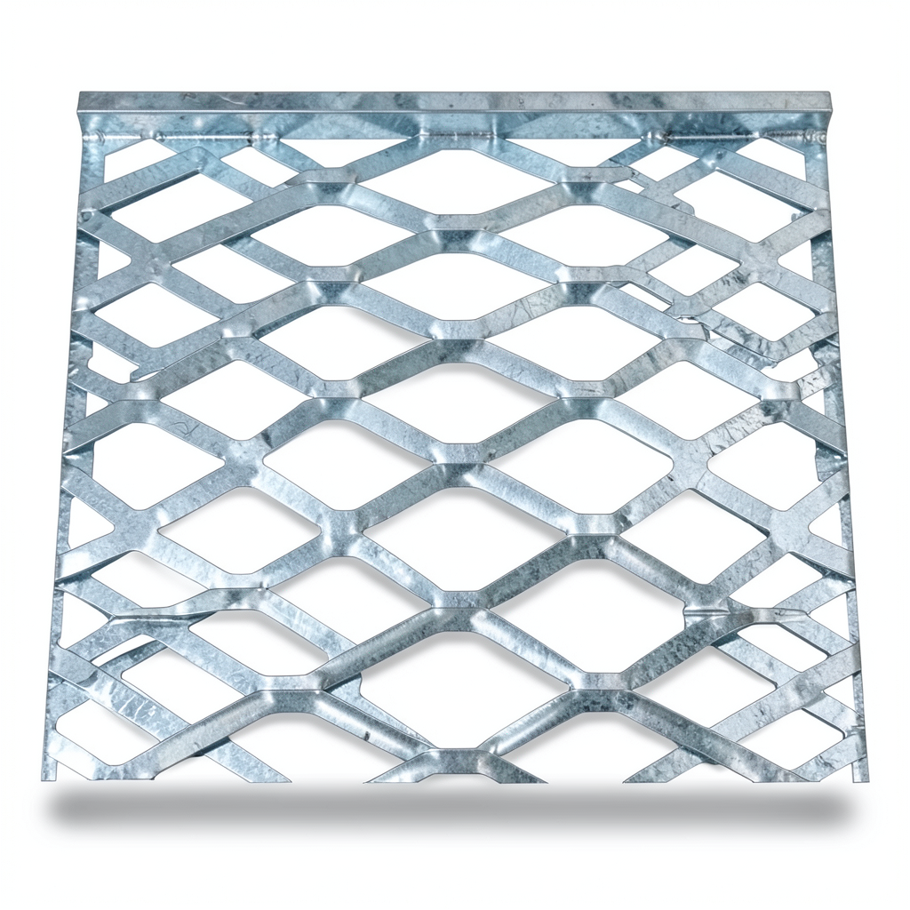 Bahri Galvanized Expanded Metal Mesh 2.8mm Thickness 2.44m x 4m by Bait Al Tatawor