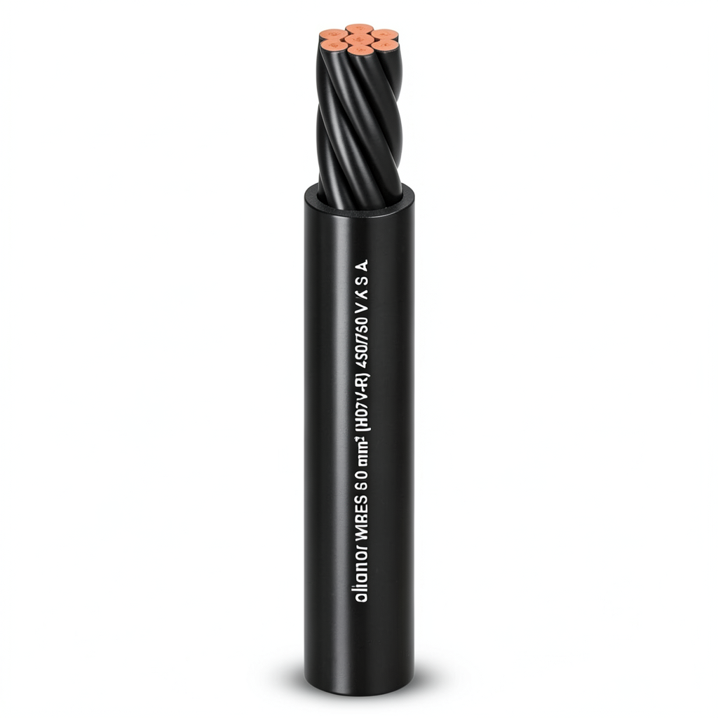 PVC Insulated Stranded Copper Wire 185mm2, 450/750V, 300ft Length | Al Fanar