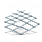 Galvanised Steel Expanded Metal Mesh Bahri 3 mm Thickness 2.44m Width 4m Length