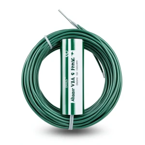 سلك مفرد نحاس شعر مغطى بالقصدير 0.5mm، 600/1000V، أخضر | شركة الفنار