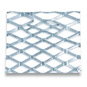 Galvanised Steel Expanded Metal Mesh Bahri Thickness 3.8 mm Width 2.44 m Length 4 m