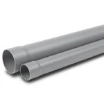 UPVC Pipe PN 12 Bar Size 3 inch Thickness 5.3 mm Gray Color