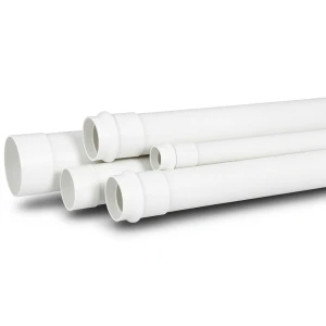 مواسير UPVC لأنظمة الصرف الصحي ضغط 20 بار مقاس 32 ملم سمك 2.9 ملم لون أبيض