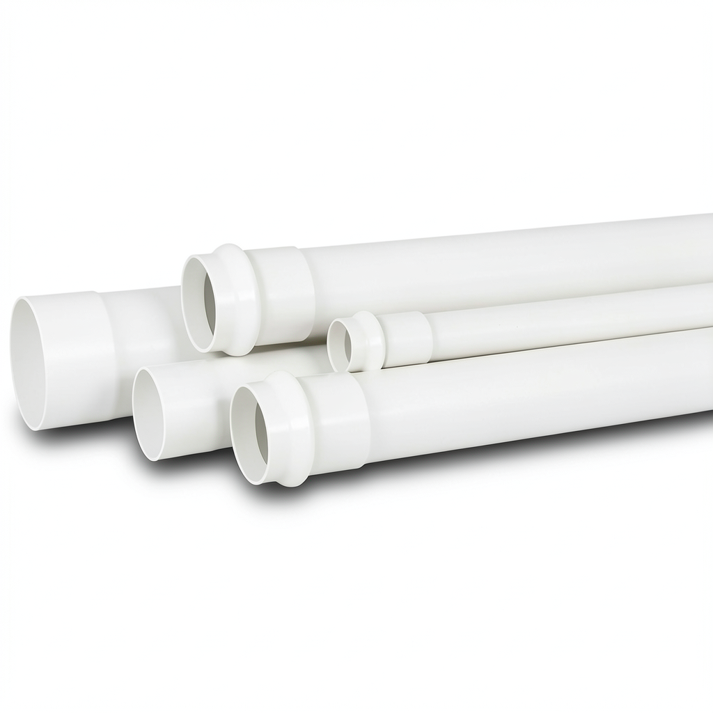 UPVC Pipe 75 mm Diameter 6.8 mm Thickness 20 Bar Pressure White