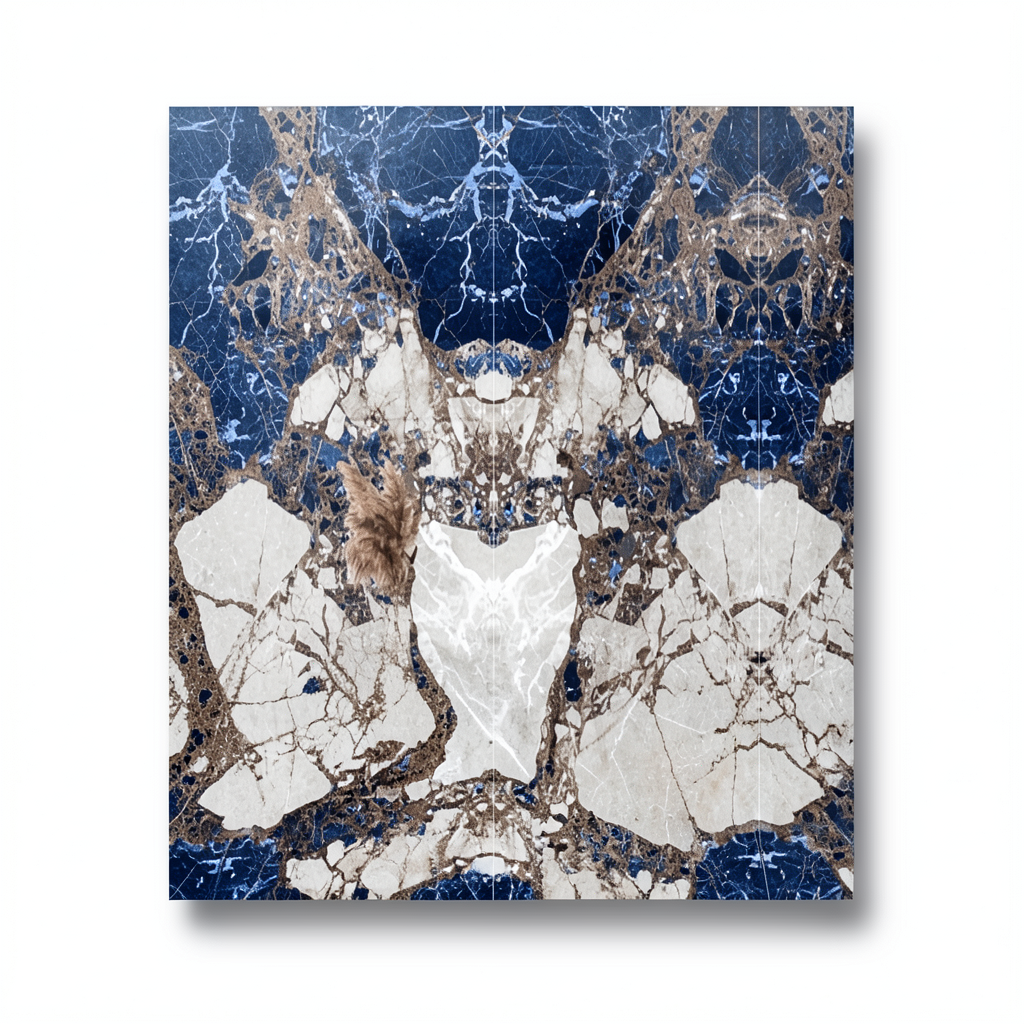 Indian Porcelain Floor Tiles 120×240 cm, Azul B Color