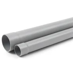 UPVC Plastic Pipe PN 15 Bar Size 1 inch Thickness 2.8 mm Gray Color