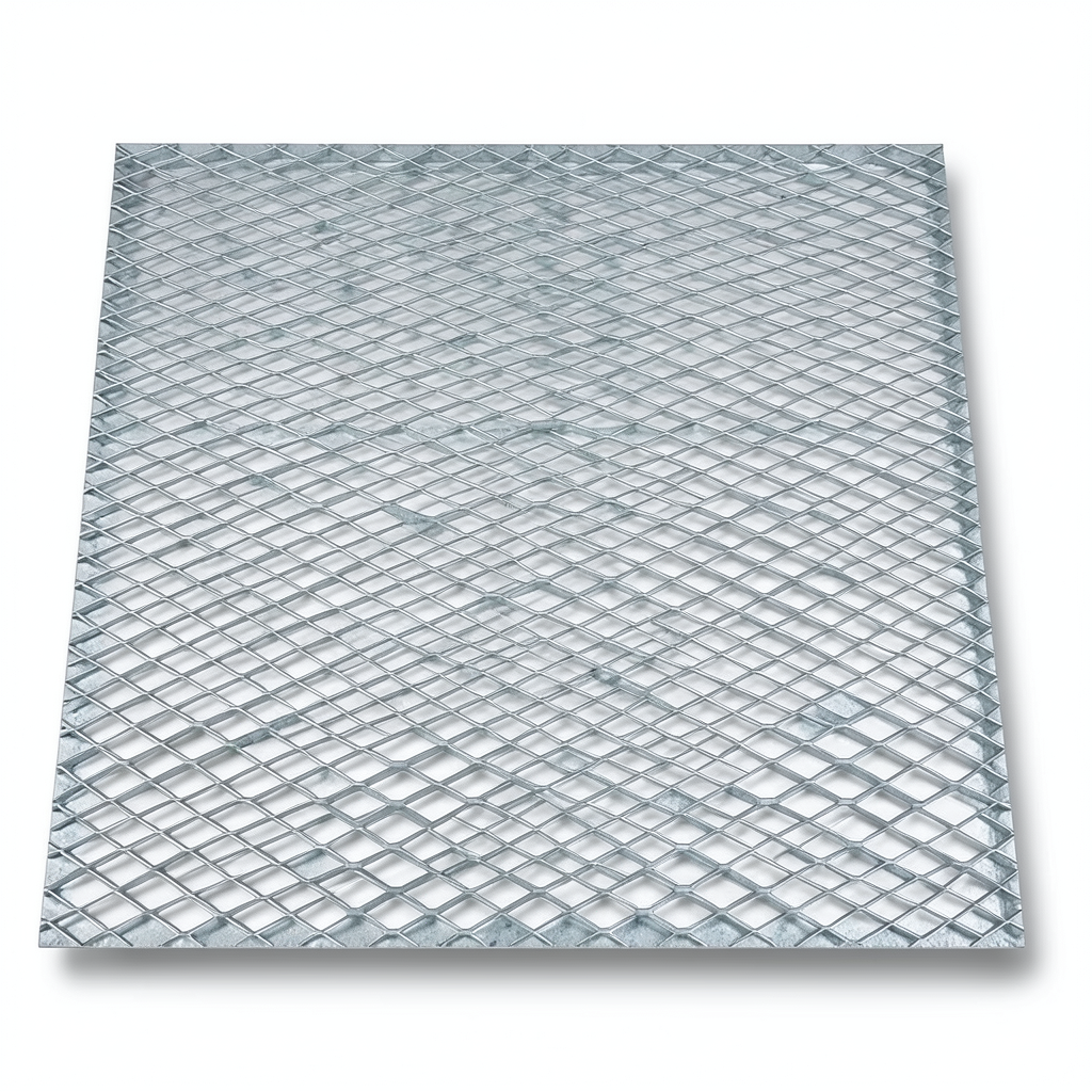 Galvanised Steel Expanded Metal Mesh Bahri 3 mm Thickness 2.44 m Width 5 m Length