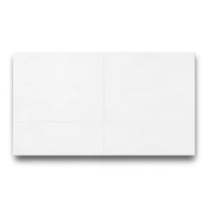 Porcelain Floor Tiles 60×120 cm, Matt White, Litiz Model