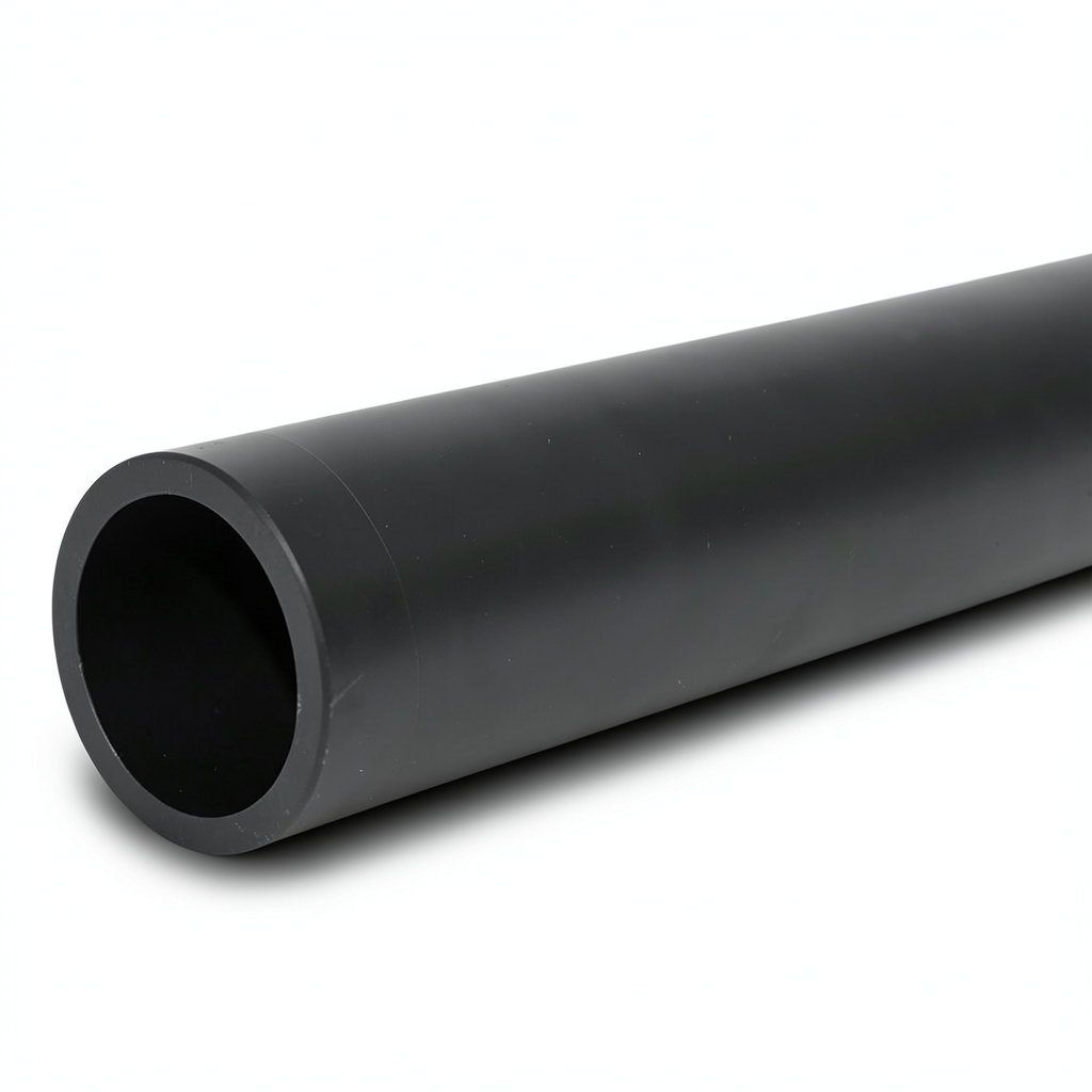 HDPE Plastic Pipe Pressure 12.5 Bar PE 80 Size OD 315 mm SDR 11 Black