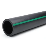 HDPE Plastic Pipe 12.5 Bar Pressure PE 80 Outer Diameter 630 mm SDR 11 Black