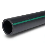 HDPE Polyethylene Pipe 16 Bar Pressure PE 80 Outer Diameter 250 mm SDR 9 Black
