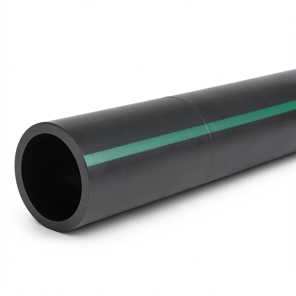 مواسير HDPE ضغط 16 بار PE 80 قطر خارجي 450 مم SDR 9 لون أسود